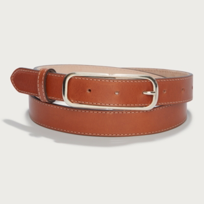 Leather Skinny Belt