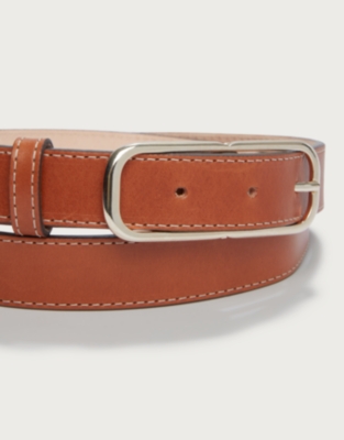 Leather Skinny Belt