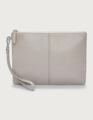 Leather Wristlet Clutch Bag | All Clothing Sale | The White Company US