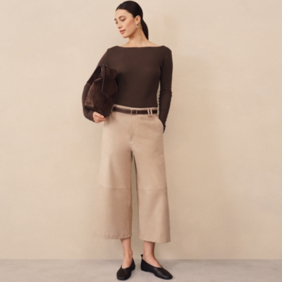 Lightweight Layering Top With Cashmere