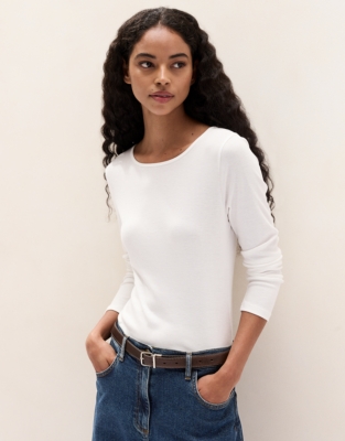 Lightweight Layering Top With Cashmere