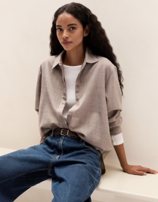 Lightweight Layering Top With Cashmere