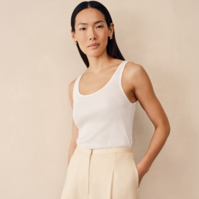 Lightweight Layering Vest With Cashmere