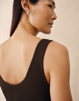 Lightweight Layering Vest With Cashmere - Dark Chocolate