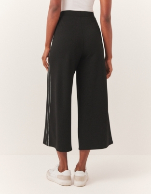 Lightweight Ponte Cropped Jersey Trousers