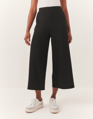 Lightweight Ponte Cropped Jersey Trousers