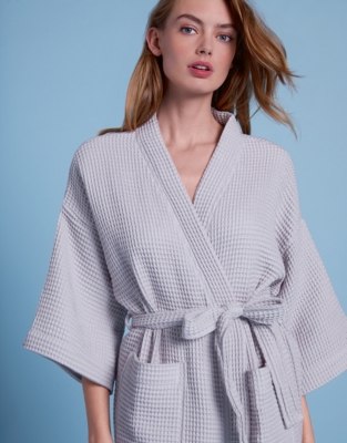 waffle weave gown