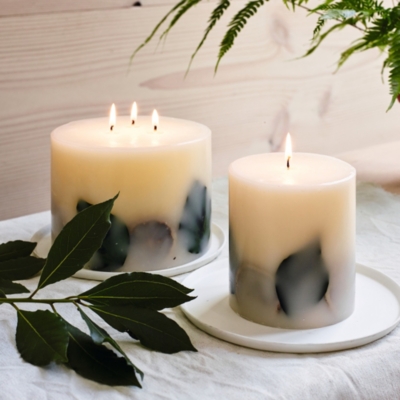Lime & Bay Botanical Large Candle Candles The White Company UK