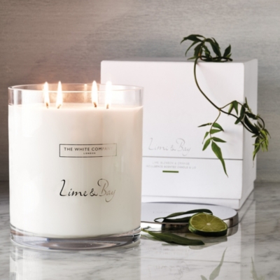 Lime & Bay Indulgence Candle Candles The White Company US