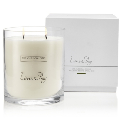 Lime & Bay Indulgence Candle Candles The White Company US