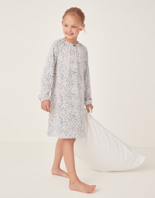 Linear Floral Print Nightie (1–12yrs)