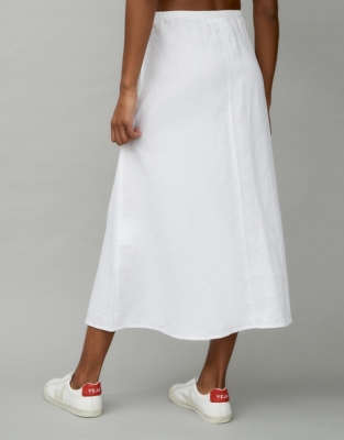 Linen A Line Skirt Skirts And Shorts The White Company Uk