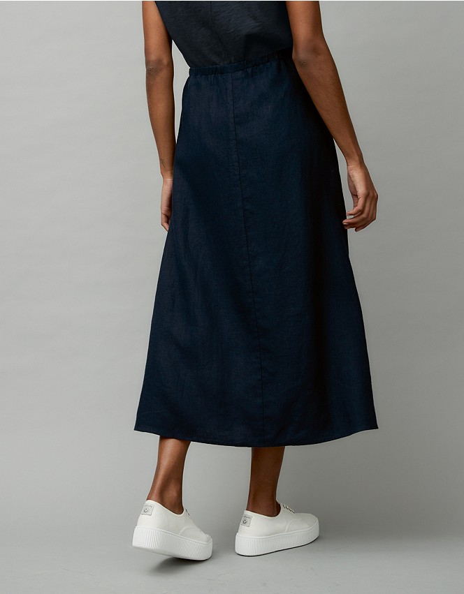Linen A-line Skirt | Skirts & Shorts | The White Company UK
