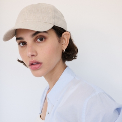 Linen Baseball Cap