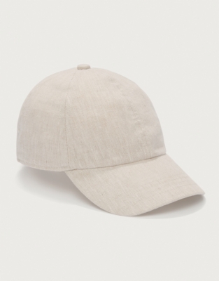Linen Baseball Cap - Flax