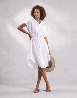 White company hotsell shirt dress