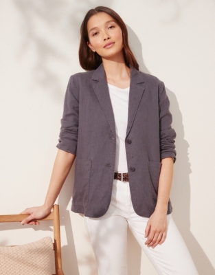 Linen on sale blazer uk