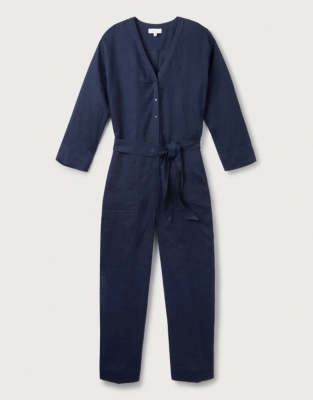 Linen Boilersuit | Clothing Sale | The White Company UK