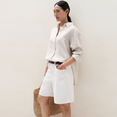 Linen Boyfriend Shirt 