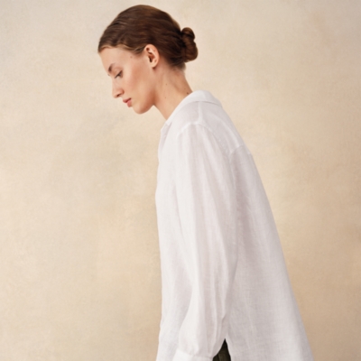 Linen Boyfriend Shirt