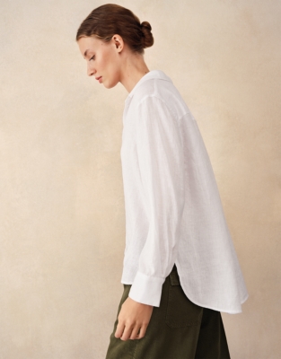 Linen Boyfriend Shirt