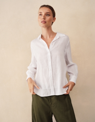 Linen Boyfriend Shirt
