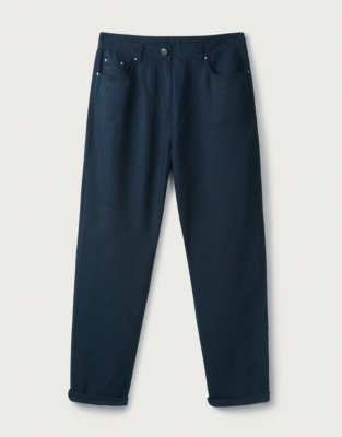 Linen Brompton Pants - Navy