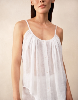 Linen Cami Pyjama Set