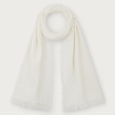 Linen Cotton Irregular Slub Scarf