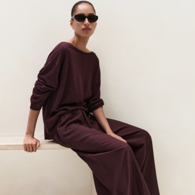 Linen Cotton Seam Detail Jumper