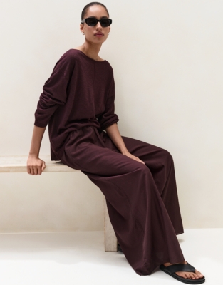 Linen Cotton Seam Detail Jumper