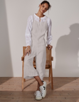 Linen Dungarees Dresses & Skirts The White Company US