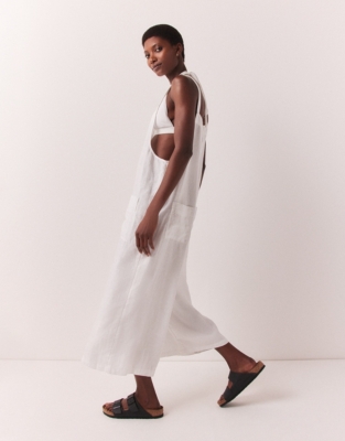 Linen Dungarees Dresses & Jumpsuits The White Company UK