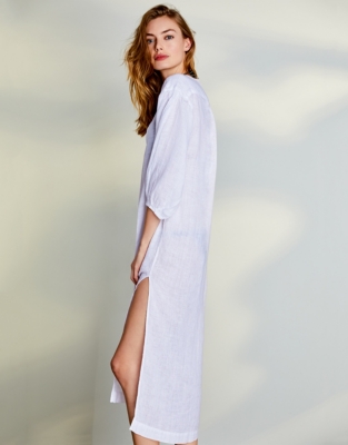 Linen Gauze Cover Up All Clothing Sale The White Company US