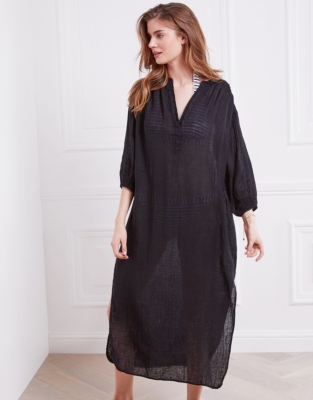 Linen Gauze Dress The White Company UK
