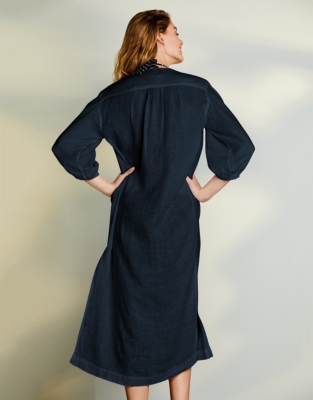 Linen Gauze Midi Cover Up Dresses & Skirts The White Company US