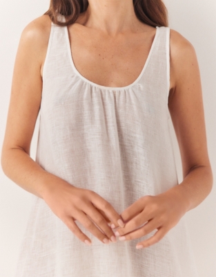 Linen Gauze Midi Nightie