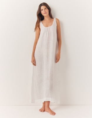 Linen Gauze Midi Nightie