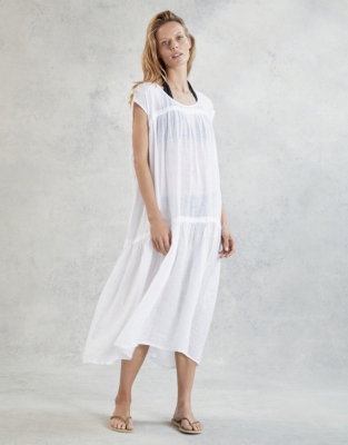 white halter neck dresses