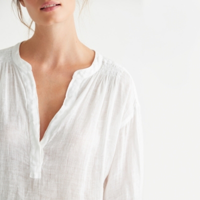 linen gauze top