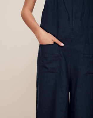 Linen Jumpsuit Dresses & Jumpsuits The White Company UK