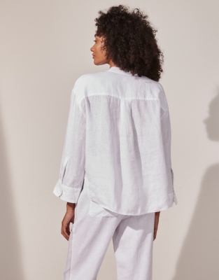 Linen KimonoSleeve Shirt Clothing Sale The White Company UK