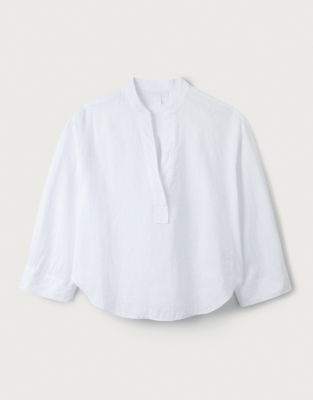 Linen KimonoSleeve Shirt Clothing Sale The White Company UK