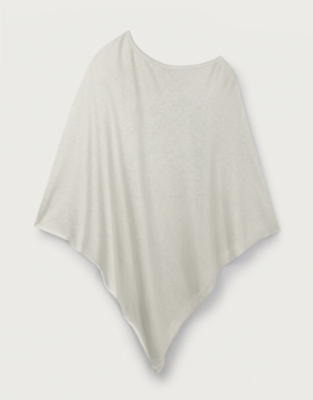 Linen Knit Poncho Sweaters & Cardigans The White Company US