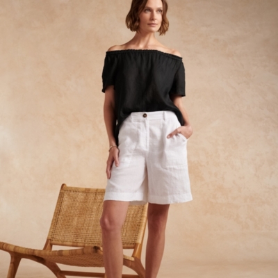 Linen Longline Short