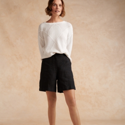 Linen Longline Short
