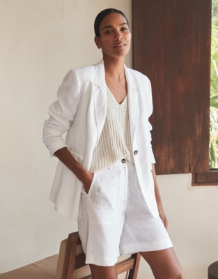 Linen Longline Short