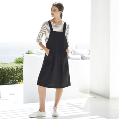 Linen Pinafore Dress The White Company UK