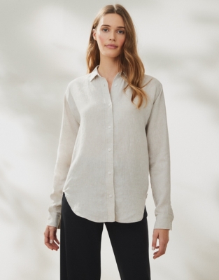 Linen Relaxed Shirt | Clothing Sale | The White Company UK
