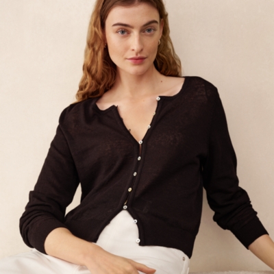 Linen Rich Cardigan